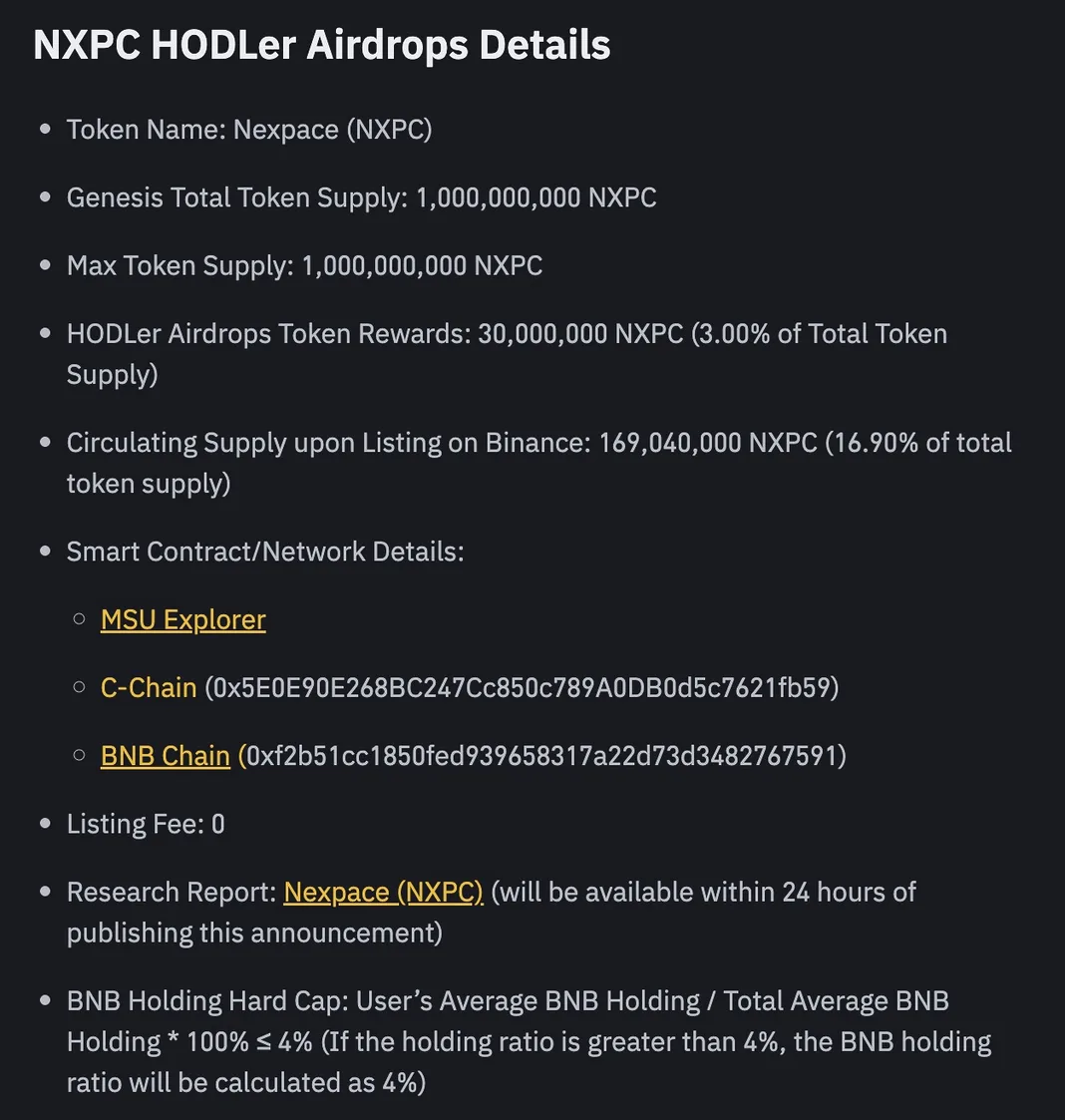 Nexpace (NXPC) là gì? Dự án thứ 18 xuất hiện trên Binance HODLer Airdrop - Ảnh 