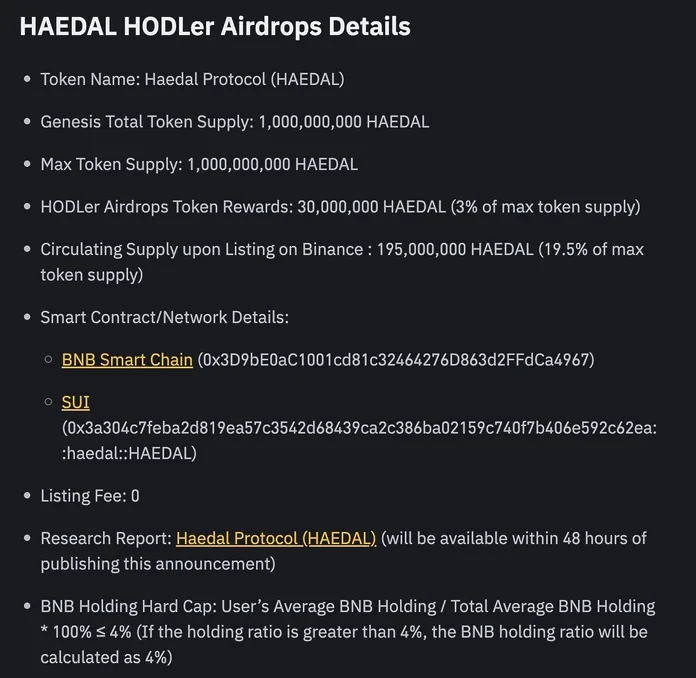 Haedal Protocol (HAEDAL) là gì? Dự án thứ 19 trên Binance HODLer Airdrop - Ảnh